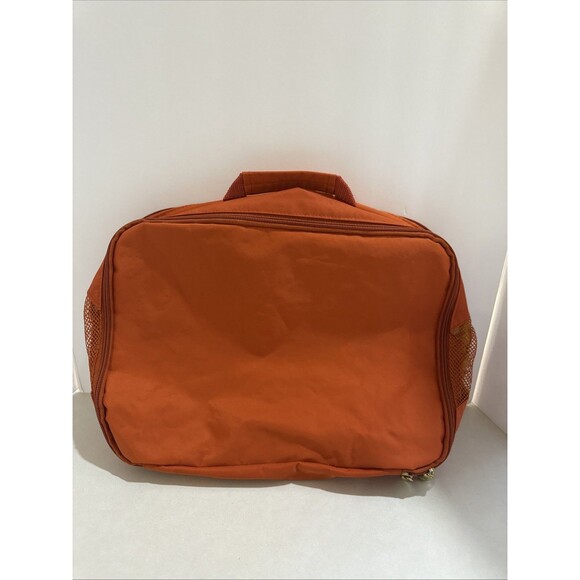 Orange Travel Laundry Shoe Bag Dual Compartment WEAR ME WASH ME Organizer - Picture 1 of 4